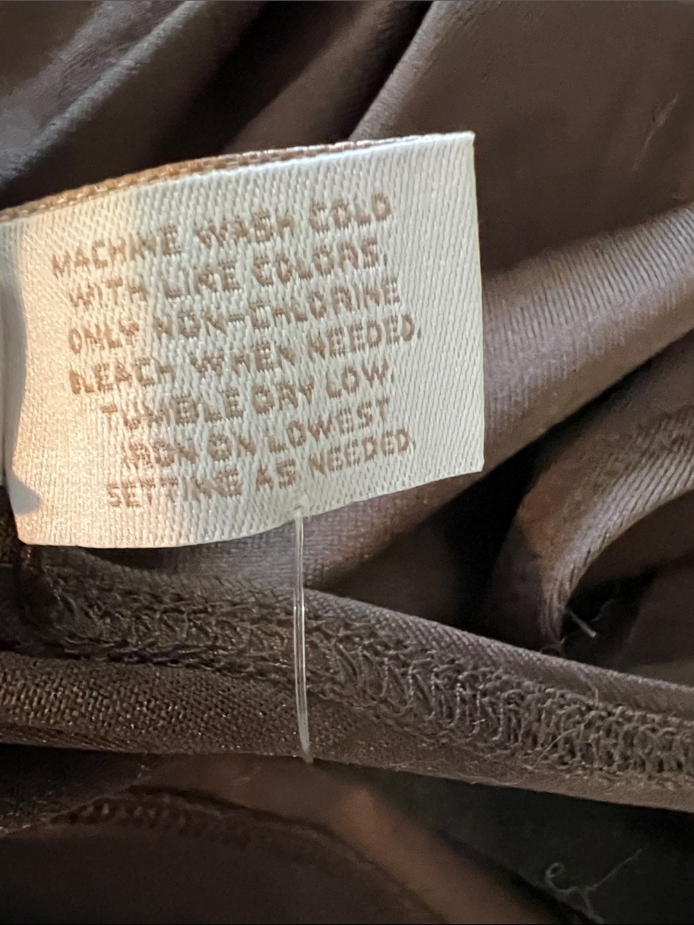 Chico's Sleeveless Scoop-Neck Tank Top in Cocoa Bean Brown H123 - Picture 6 of 6